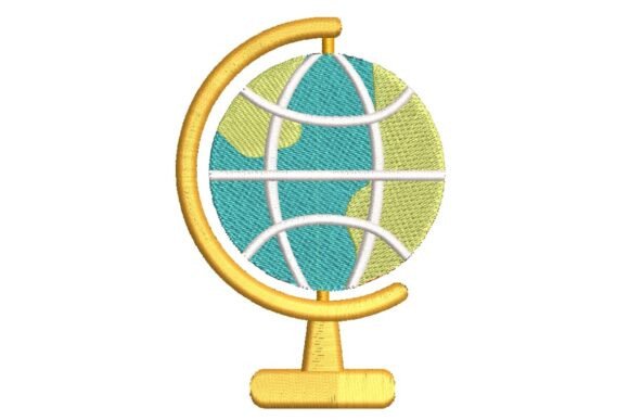 A Creative Fabrica Embroidery Design: Stylized World Globe Review