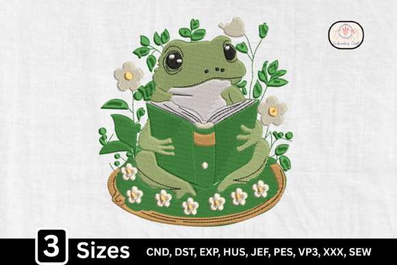 A Review of Cottagecore Cute Frog Reading Book for Seasonal Projects