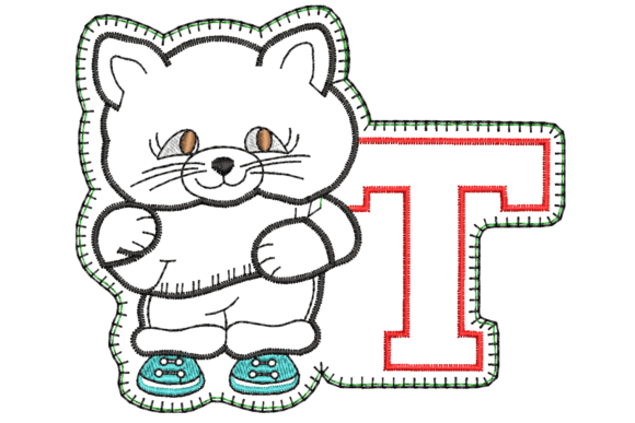 Cat with Letter 