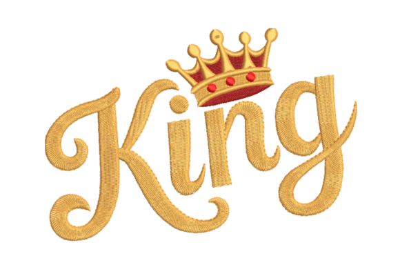 Evaluating the King Crown Name Embroidery Design for a Boutique Sweatshirt Drop