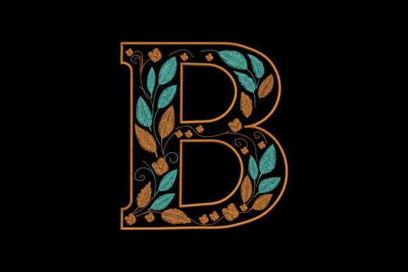 Floral Alphabet Letter B: A Designer's Hands-On Review
