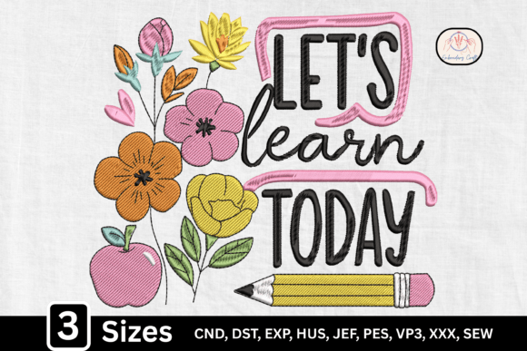 Floral Classroom Quote Embroidery Design Review