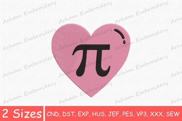 Math Lover Pi Heart Embroidery: A Designer's Honest Review
