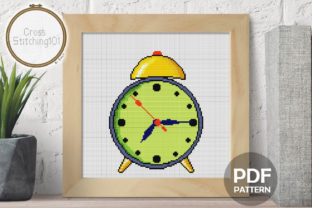 Reviewing Alarm Clock Modern Cross Stitch for Boutique Sweatshirt Embroidery