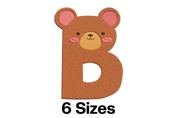 The Cozy Charm of a Funny Bear Alphabet Letter
